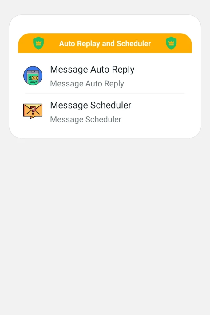 auto reply and scheduler